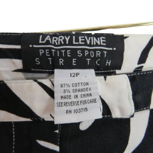 90s Vintage Larry Levine Tropical Pants High Rise Mom Pants 30" - Picture 4 of 7